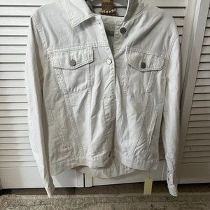 New BLANKNYC White Denim Jacket With Detachable Hoodie w/Tags